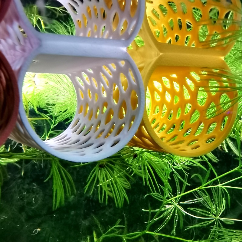 Aquarium Fish Hideout - Floating Betta Hammock Tunnel, Shrimp House