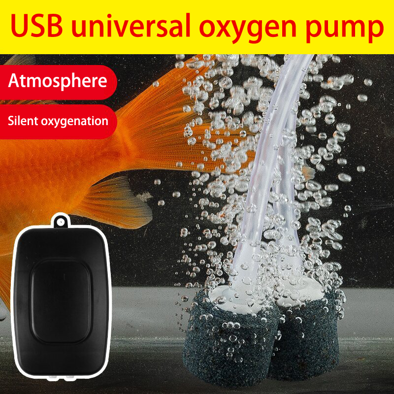 Aquarium Fish Accessories - Mini Aquarium Air Pump Kit Oxygen