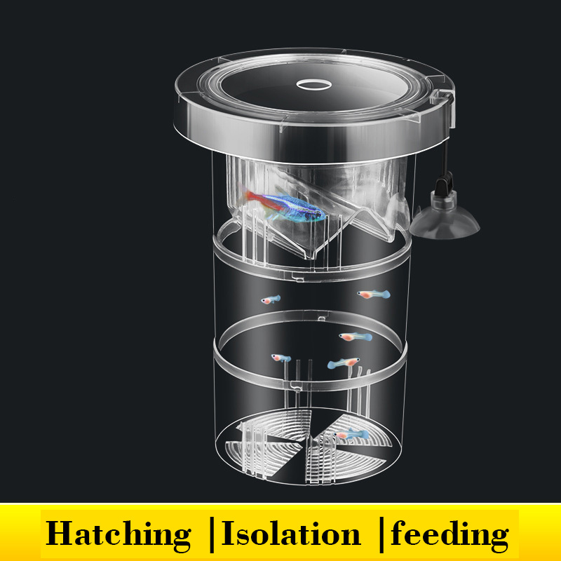 Aquarium Fish Accessories - Floating Fish Breeding Isolation Box for