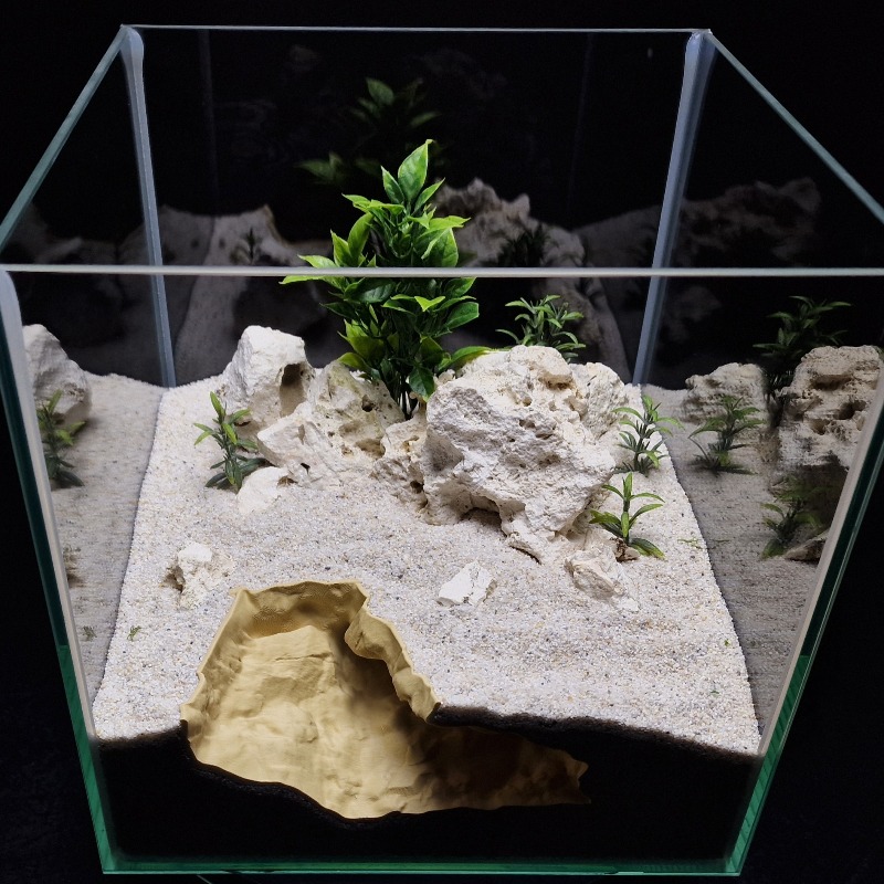3D Printed High Sim Natural Ro - огляд і ціна Aquarium Fish Hideout