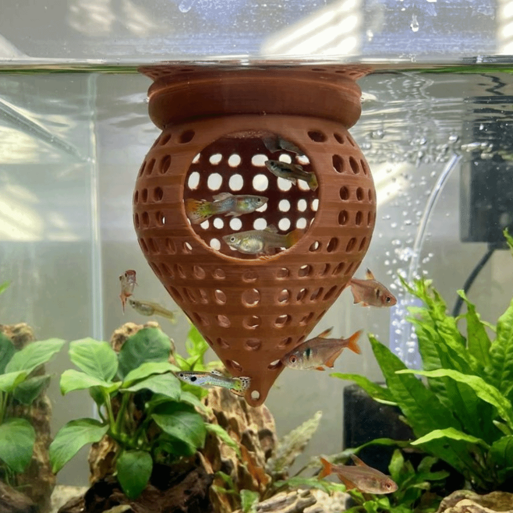 3D Printed Floating Fish Hammo - огляд і ціна Aquarium Fish Hideout