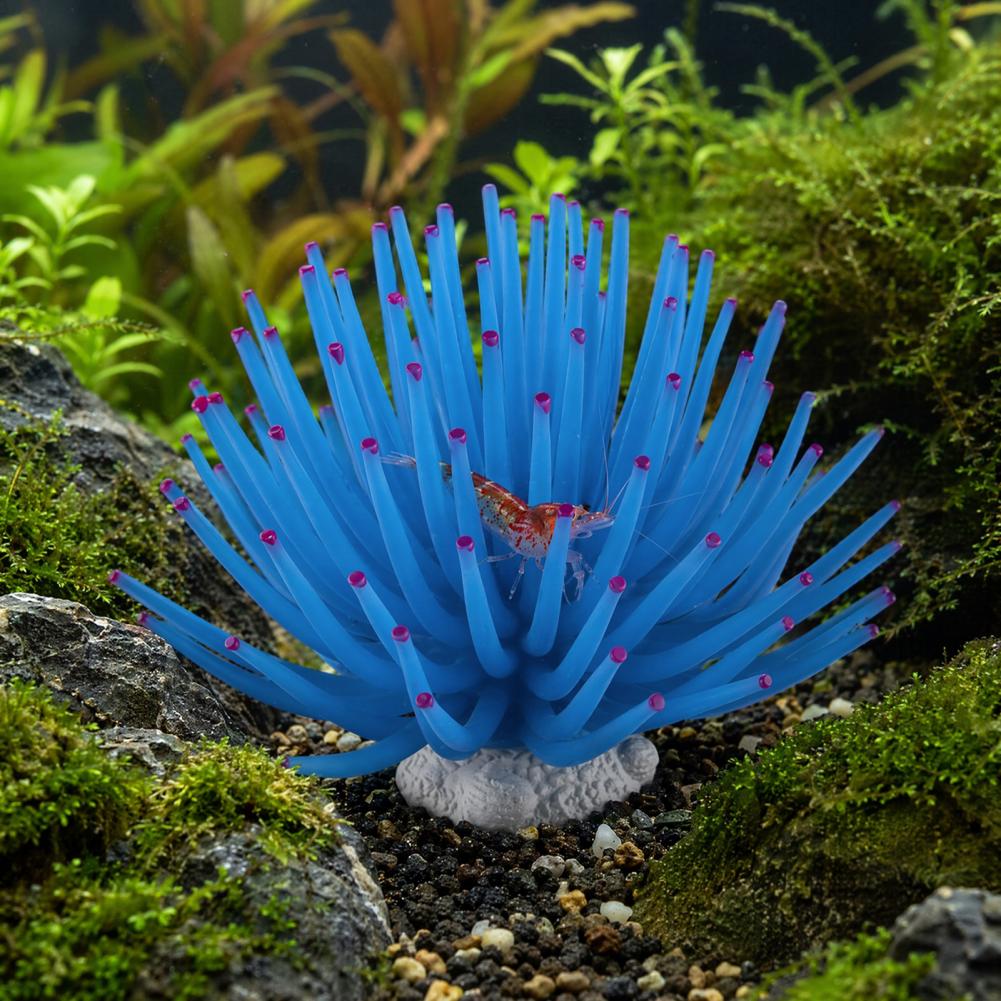 Fish Tank Ornament Silicone Se - огляд і ціна Aquarium Fish Accessories