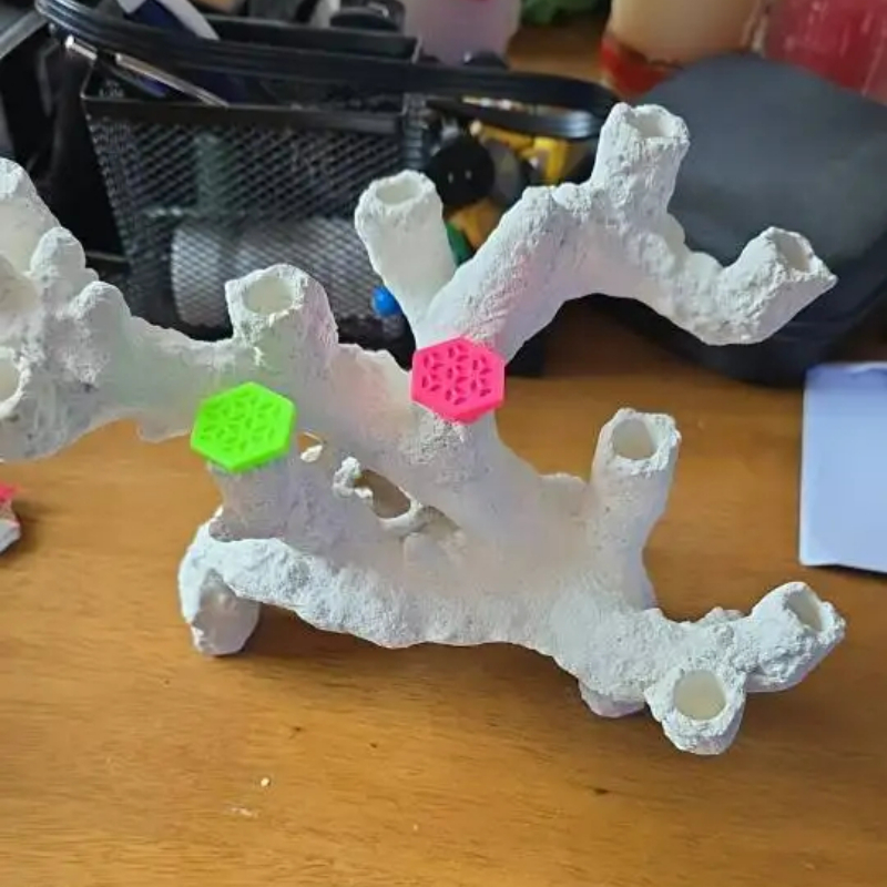 Fluorescent Coral Frag Plugs L - огляд і ціна Aquarium Fish Reproduction