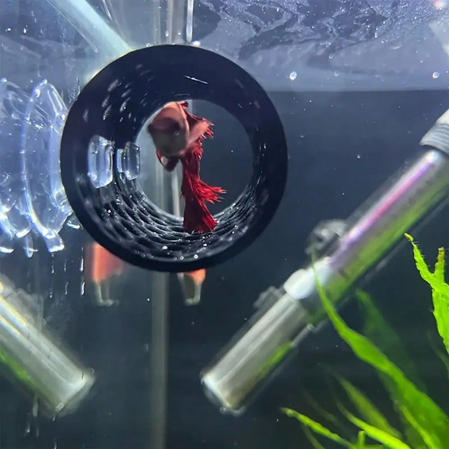 Betta Fish Hideout Hollow Tube - огляд і ціна Aquarium Fish Hideout