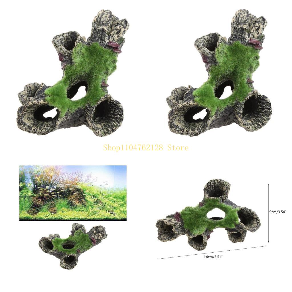 Aquarium Resin Cave Moss Tree  - огляд і ціна Aquarium Fish For Sale