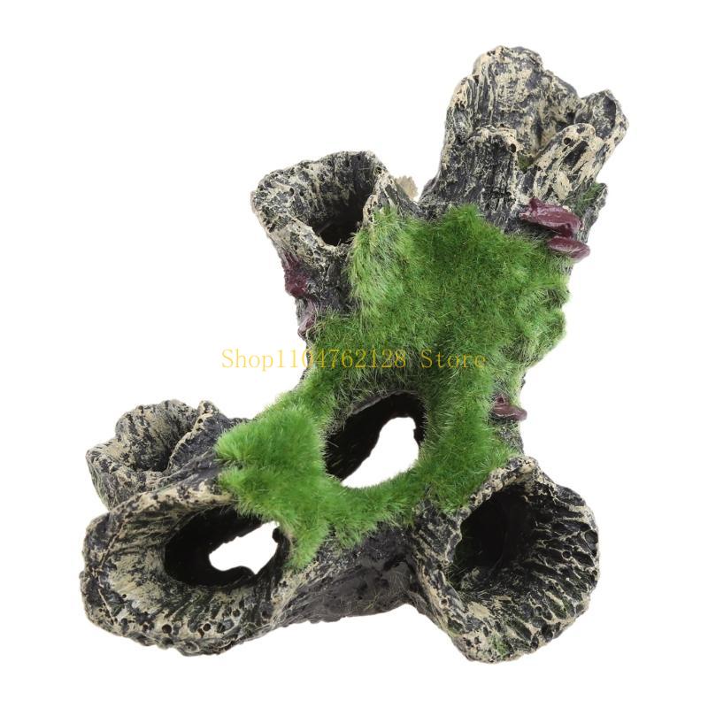 Aquarium Resin Cave Moss Tree  - огляд і ціна Aquarium Fish For Sale