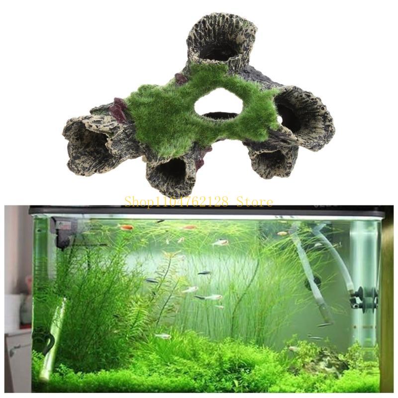 Aquarium Resin Cave Moss Tree  - огляд і ціна Aquarium Fish For Sale