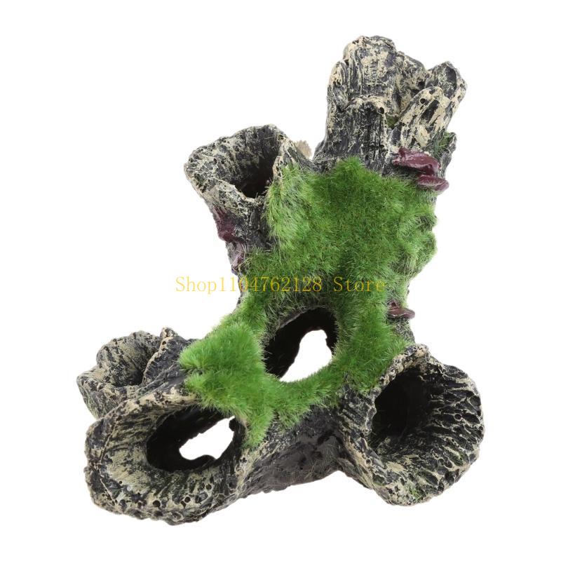 Aquarium Resin Cave Moss Tree  - огляд і ціна Aquarium Fish For Sale