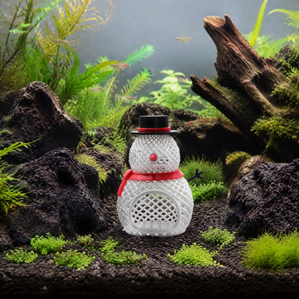 Fish Tank Decorations Christma - огляд і ціна Aquarium Fish Hideout