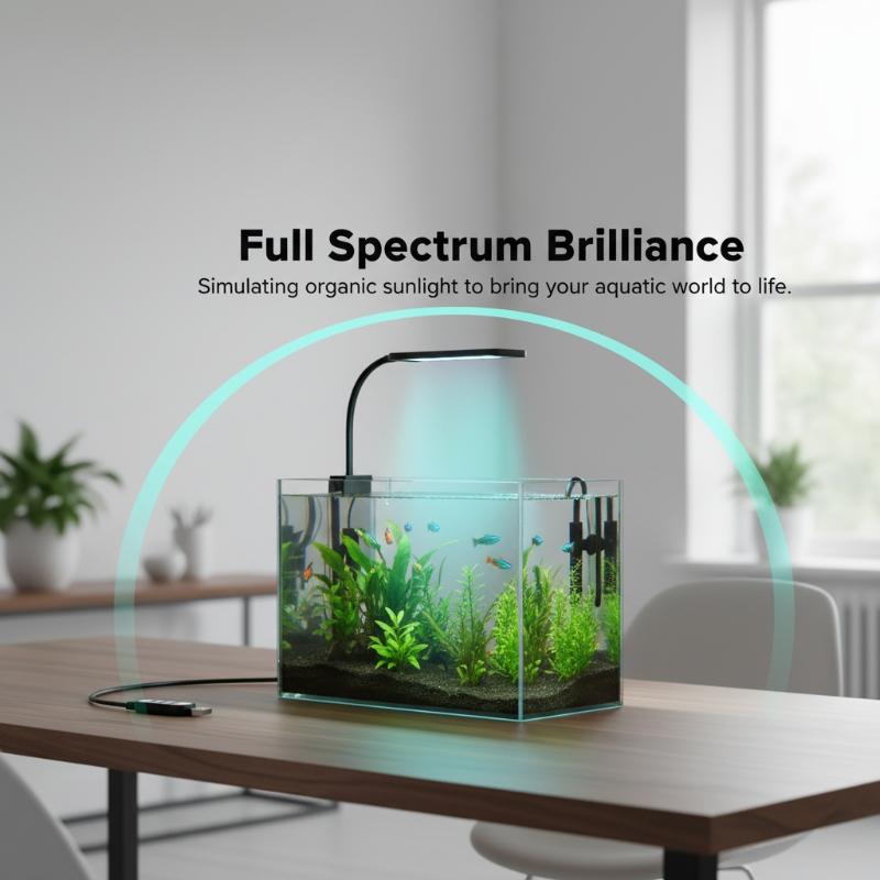USB Aquarium Clip Light Flexib - огляд і ціна Aquarium Fish Light