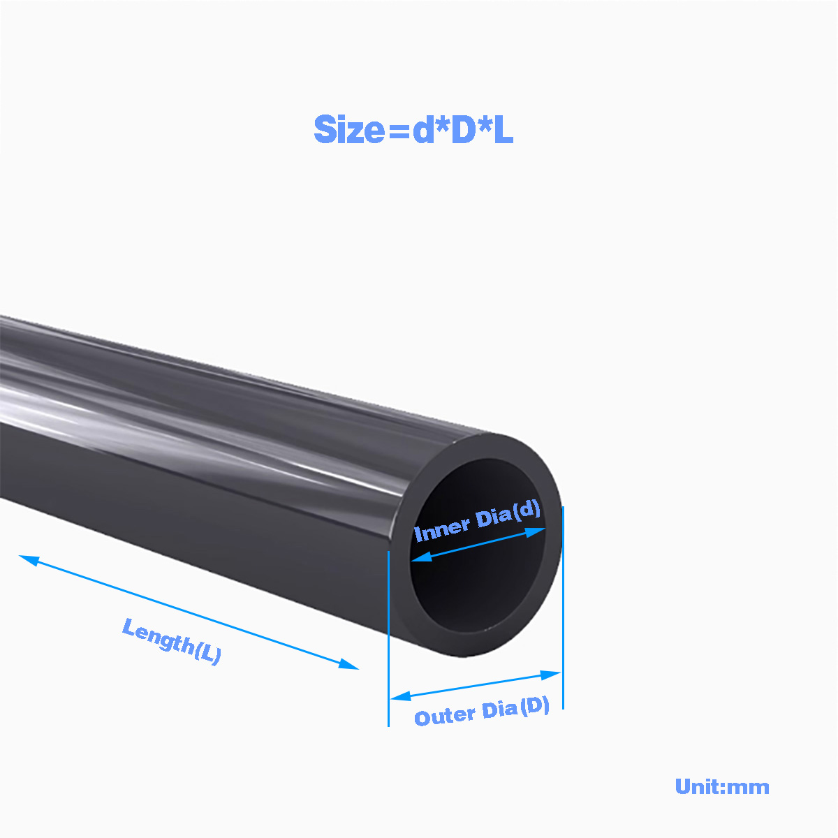 Black PVC Plastic Pipe Hollow  - огляд і ціна Aquarium Fish Accessories