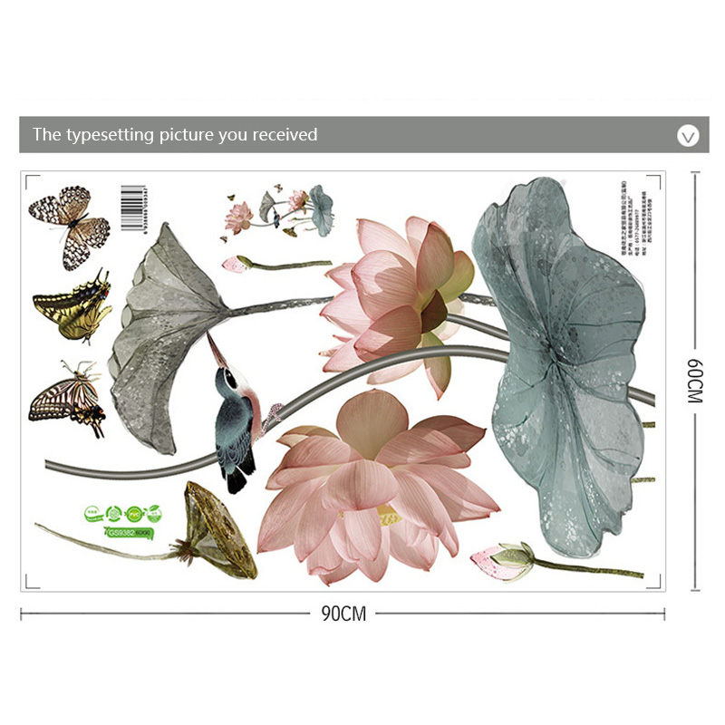 Chinese Style Lotus Flower 3D  - огляд і ціна Background Film 3D