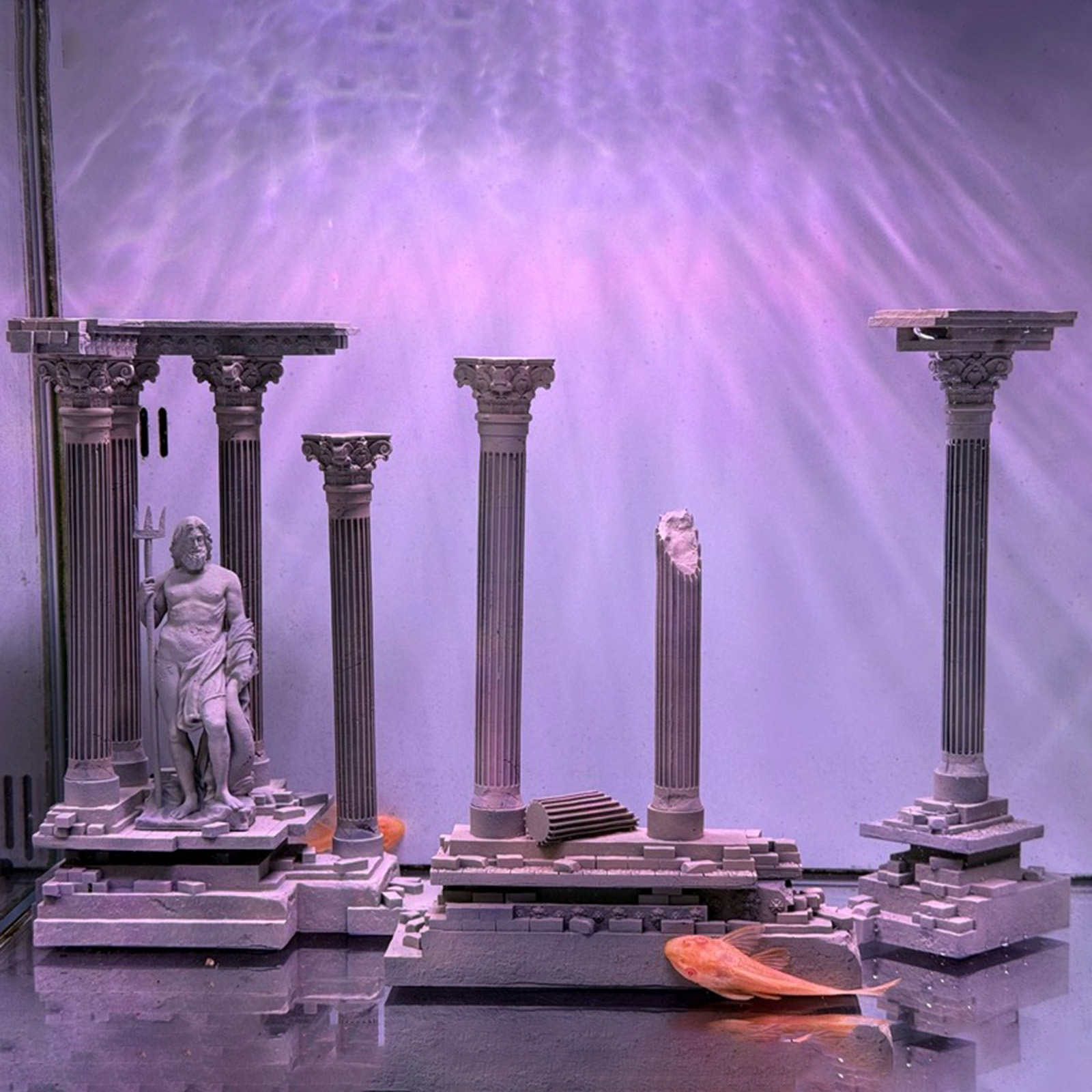 Roman Column Decoration Resin  - огляд і ціна Aquarium Fish Elevator