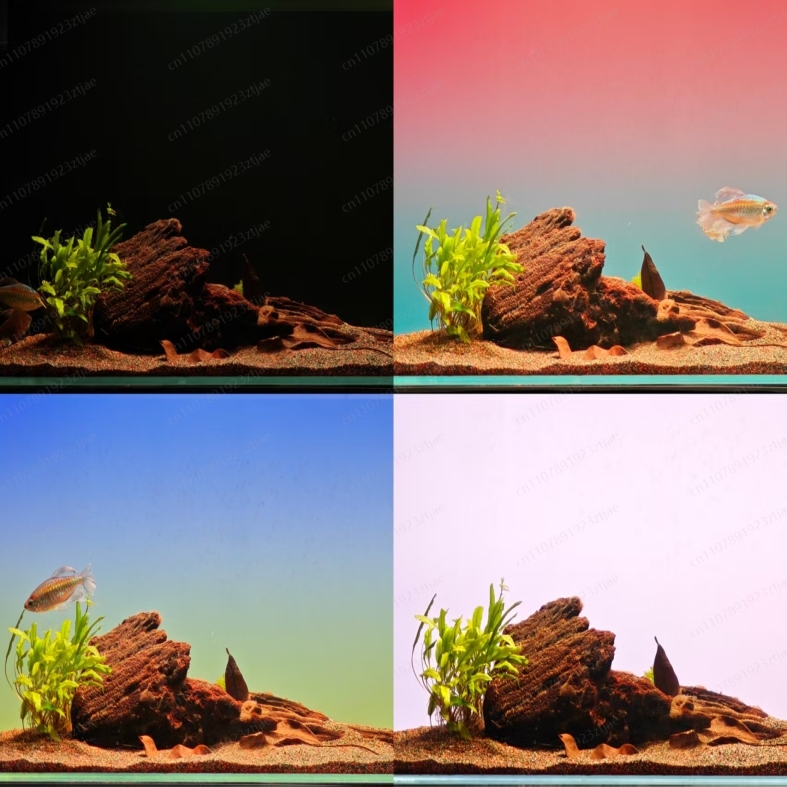 Black Acrylic Aquarium Backgro - огляд і ціна Aquarium Fish Light