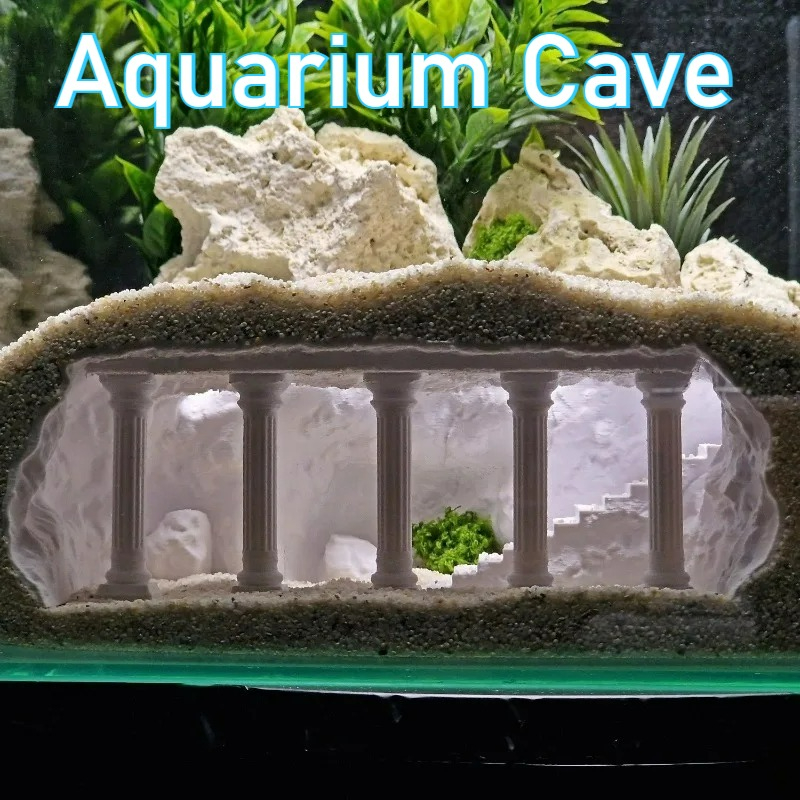 3D Printed Fish Tank Cave, Art - огляд і ціна Aquarium Fish Elevator