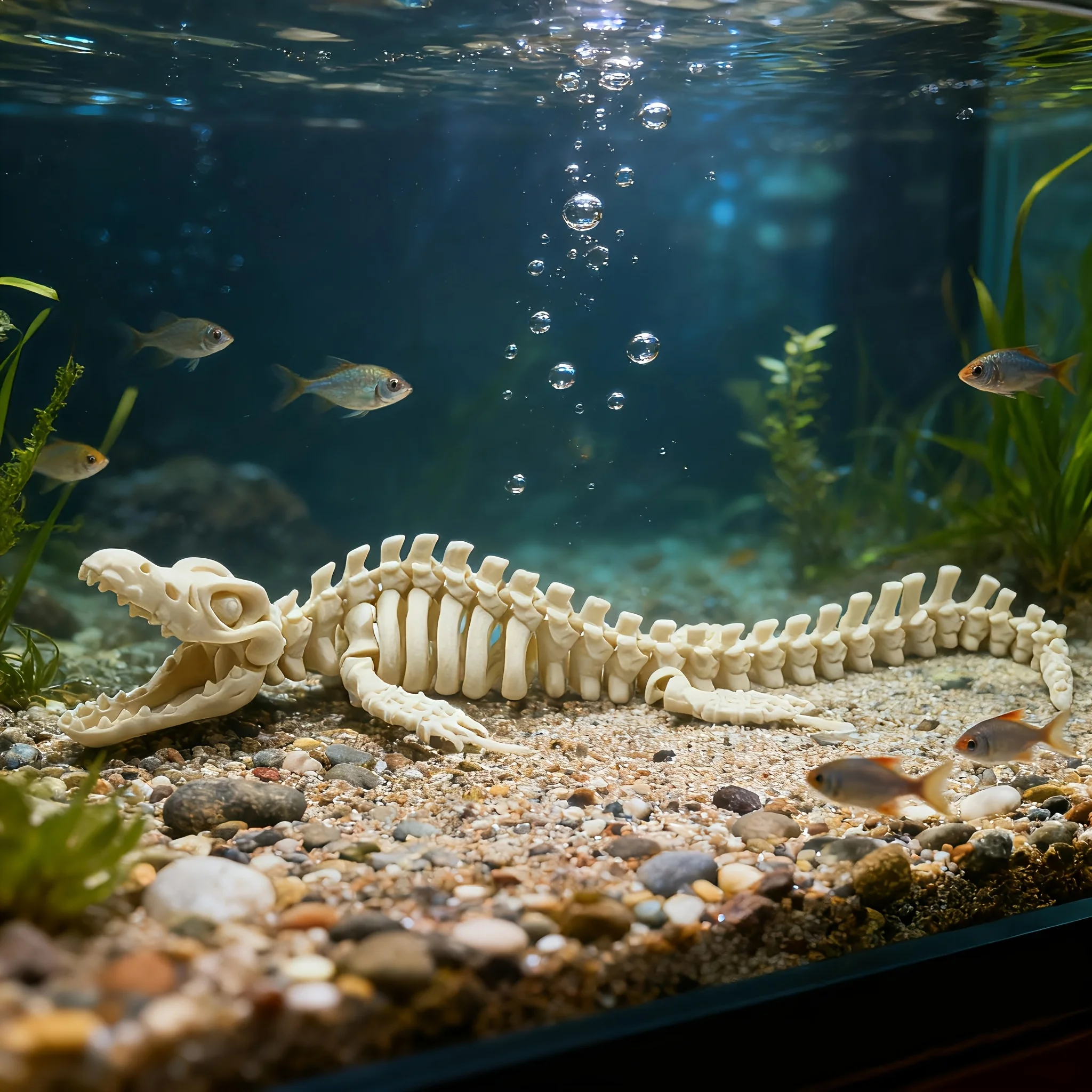 Realistic Canglong Skeleton Re - огляд і ціна Aquarium Fish Reproduction