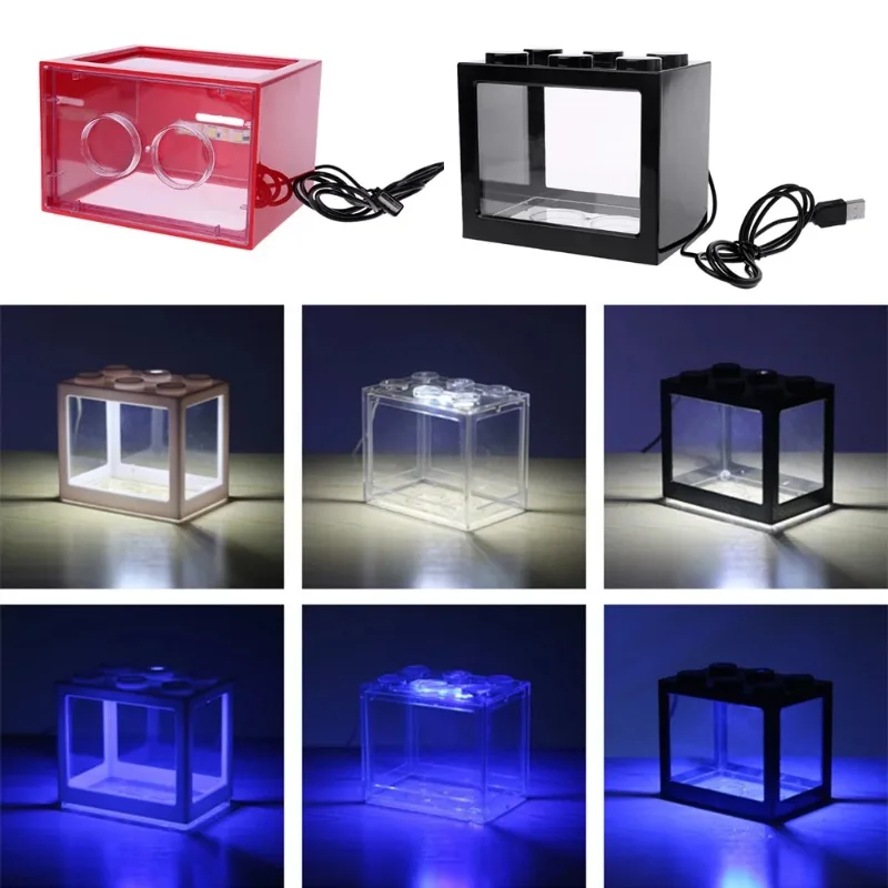 1L USB LED Desktop Mini Aquari - огляд і ціна Aquarium Fish For Sale
