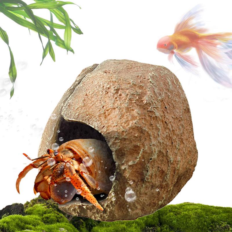 Aquarium Cave Fish Tank Shelte - огляд і ціна Aquarium Fish Hideout