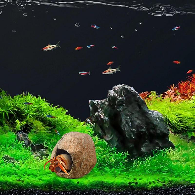 Aquarium Cave Fish Tank Shelte - огляд і ціна Aquarium Fish Hideout